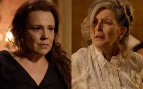 Emília invade casarão para socorrer Bernardo e Vitória finalmente descobre que ela está viva: "Maldita!"
