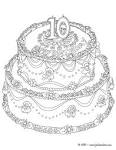 Coloriage anniversaire imprimer Gratuit