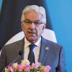 Pakistani minister Khawaja Asif decries