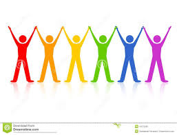 Image result for different color figures holding hands