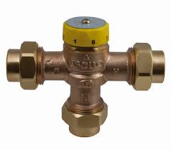 Master Thermostatic Mixing Valve: 1/2 in Nominal, CPVC End ...