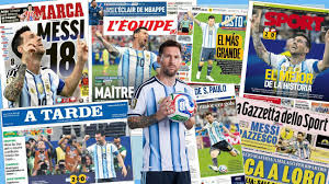 La prensa del mundo se rinde ante la magia de Lionel Messi