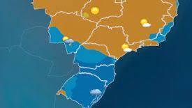 Frente fria provoca nova virada no tempo em parte do centro-sul