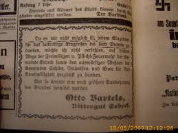 LuDZ 29.10.1932 Rittergut Esbeck Otto Bartels Freiwilligen und ...