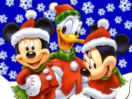 happy xmas mickey mouse donald duck 