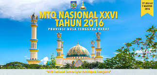 Hasil gambar untuk logo mtq nasional tahun 2016