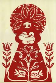 Erika Pal&#39;s screen prints signal a return to traditional Eastern European folk art. The love of organic form and stylized pattern is emphasised by the use ... - 2262417