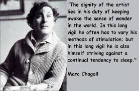 Marc Chagall&#39;s quotes, famous and not much - QuotationOf . COM via Relatably.com