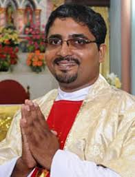 ... may have a share in His Divine life forever here on earth and in Eternal life. Fr. Rohan D&#39;Almeida S. J. - 0411_frtony7