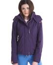 Purple superdry coat