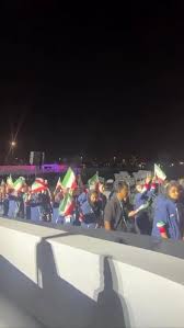رژه کاروان ایران در اختتامیه بازی های کشورهای اسلامی+ ویدئو