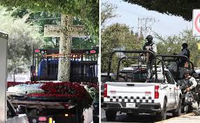 Realizan operativo durante sepelio de 'El Mencho' en Zapopan, Jalisco