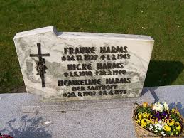 Grab von Frauke Harms (26.12.1927-01.02.1963), Friedhof Bangstede