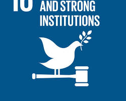 Εικόνα Peace, Justice and Strong Institutions SDG icon