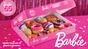 Krispy Kreme is celebrating Barbie's 65th birthday with 4 limited-edition 
doughnuts