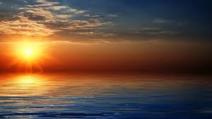 Image result for water and sunrise