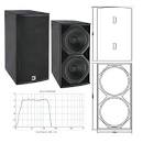 Dual subwoofer enclosure