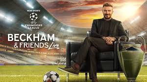 David Beckham Hosts Champions League Watch Party with Friends