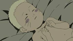 Resultado de imagen para la muerte de la madre de naruto