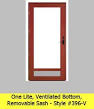 Vented storm doors