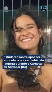 Estudante morre após ser atropelada durante o Carnaval de Salvador (BA) #shorts #JR24H