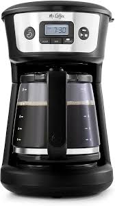 Mr. Coffee® 12-Cup Programmable Coffee Maker with Strong Brew Selector  Stainless Steel