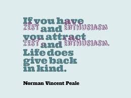 Norman Vincent Peale Quotes Enthusiasm. QuotesGram via Relatably.com