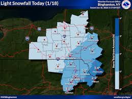 Central NY forecast: Light snow on Sunday; Arctic blast to follow