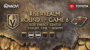 Golden Knights Faceoff Against Wild in Game 6, Aim to Advance