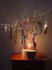 M: Classic Black Jewelry Hanger Stand for Earrings