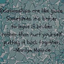 Broken Glass (marilyn,monroe,quotes,relationships,friendships,true ... via Relatably.com