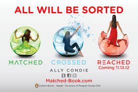 Matched Trilogy Books 1 -3 Matched, Crossed, Reached - Ally Condie