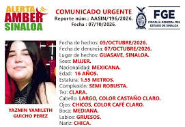 Ahora una adolescente de 16 años es reportada como desaparecida en Guasave; activan Alerta Amber