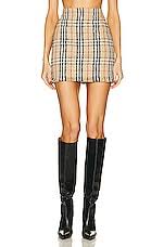 Burberry Catia Skirt in Archive Beige Check | FWRD