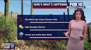 Phoenix heat wave nears record high before monsoon storms bring relief