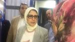 وزيرة الصحة: المصابين تحت إشراف