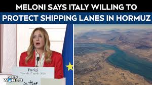 Video | Giorgia Meloni Says Italy Willing To Protect Shipping Lanes In Strait Of Hormuz