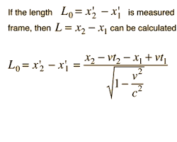 Image of Length Contraction