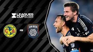 Club América and San Diego FC prepare for a Leagues Cup match at Estadio Azteca