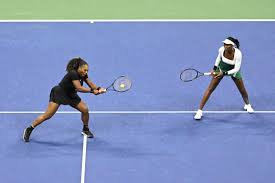 Serena and Venus Williams at the US Open tennis tournament