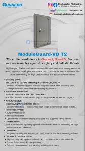 ModuleGuard Vault Door T2. Certified Burglary Resistance ...