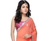 Image of Utsav Fashion georgette embroidered saree