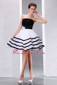 Image result for black and white party dresses for teenagers