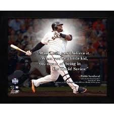 Amazon.com - Pablo Sandoval San Francisco Giants World Series Pro ... via Relatably.com