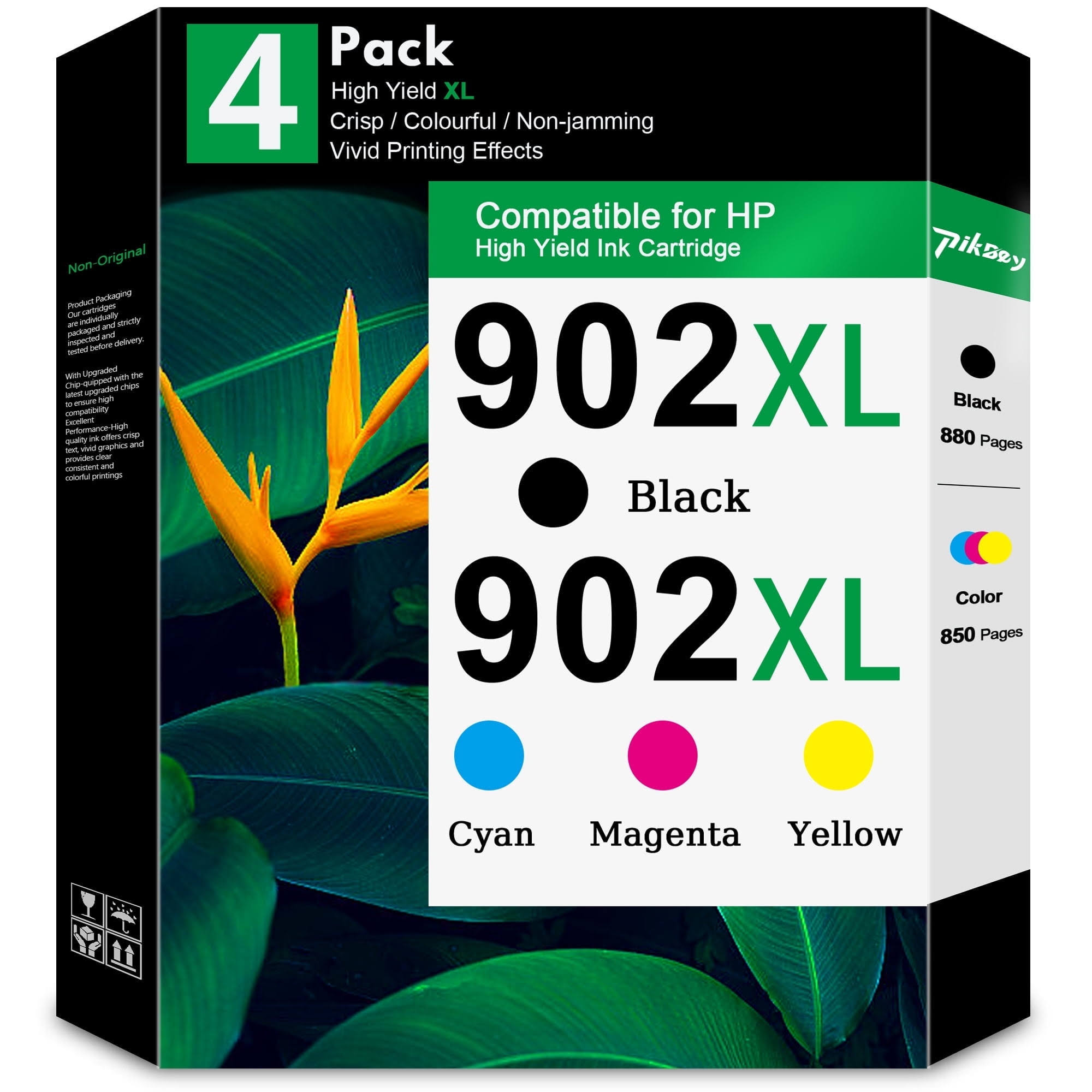 902xl 902 XL Ink Cartridges Combo Pack Compatible for Hp902xl 902 Ink Cartridges for Officejet Pro 6978 Officejet 6962 Printers