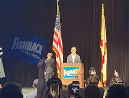 Florida gubernatorial candidate James Fishback visits FAU