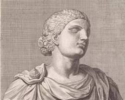 Image of Calpurnia Pisonis wife of Julius Caesar bust