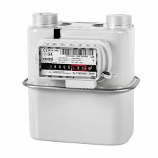 Gas meter G 4 6 m3/h \ 130 mm \ with pulse transmitter ...