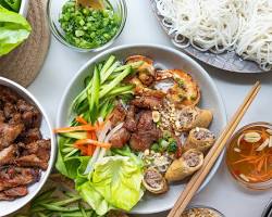 Image of Bún Thịt Nướng rice noodles