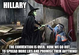 Image result for Hillary as a witch meme